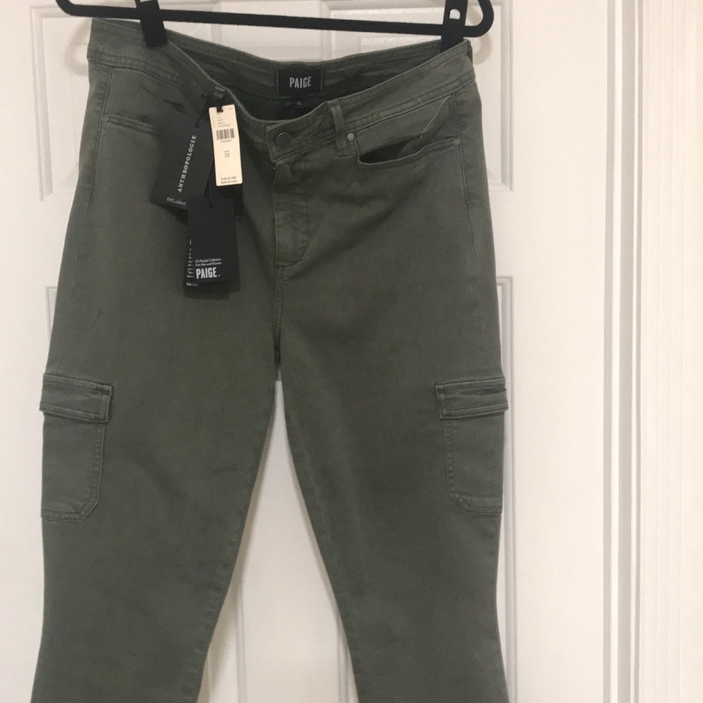 PAIGE Hoxton High-Rise Cargo Skinny Jeans
